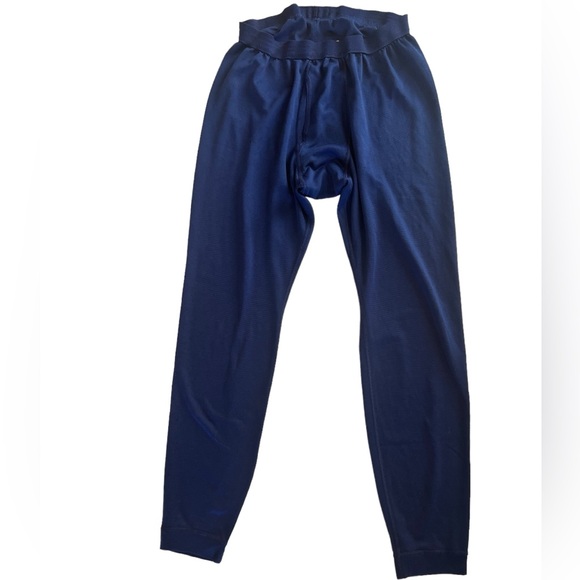 Patagonia capilene navy blue base layer leggings pants size medium - Picture 1 of 8